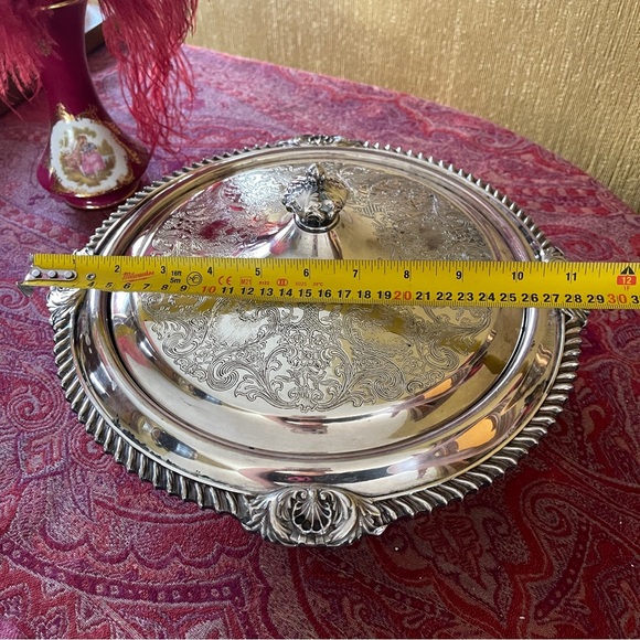 Silver serving bowl - Picture 4 of 6